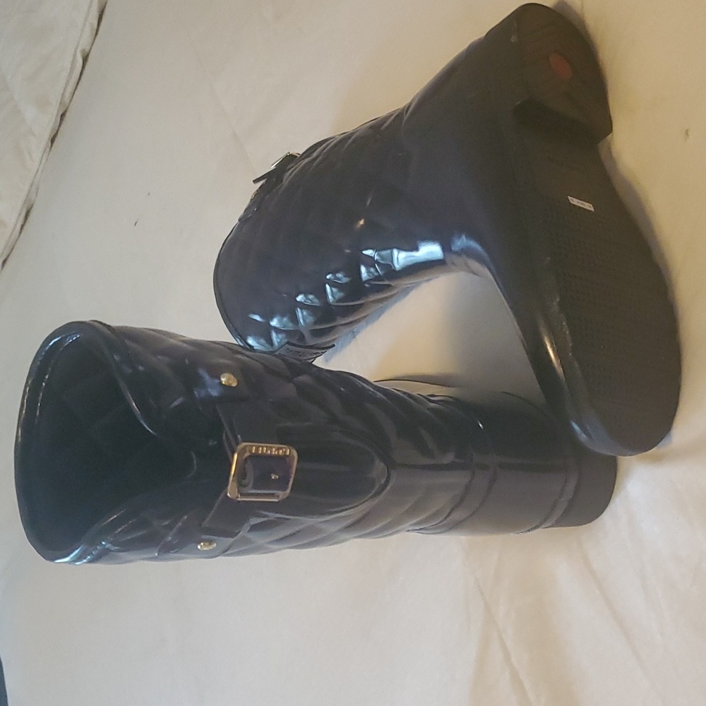 Polished Hunter Boots Mid Calf